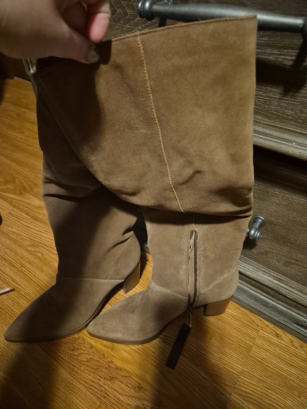 House Of Harlow Genuine Leather Riding Boots Size 8